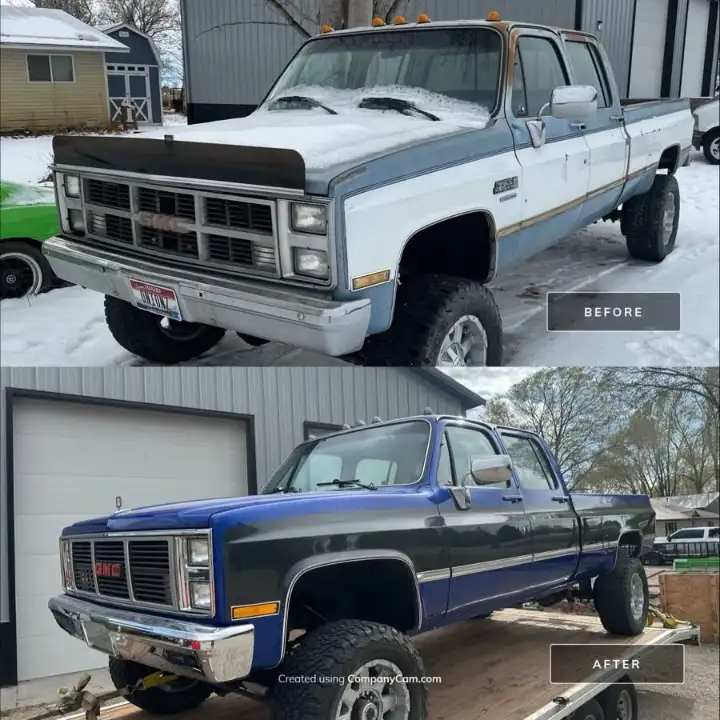86 GMC Crew Cab Custom Paint